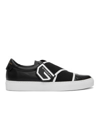 Givenchy Black Crossed Urban Street Sneakers