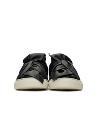 Ports 1961 Black Knotted Slip On Sneakers
