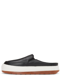 Sunnei Black Leather Dreamy Sabot Sneakers