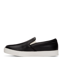 Comme des Garcons Homme Black Leather Steer Sneakers