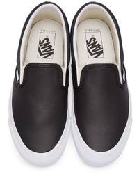 Vans Black Og Classic Slip On Sneakers