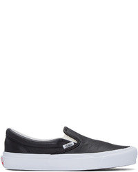 Vans Black Og Classic Slip On Sneakers