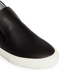 Pierre Hardy Calf Leather Slip On Sneakers