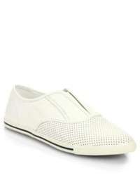 Marc by Marc Jacobs Codie Perforated Leather Slip On Sneakers