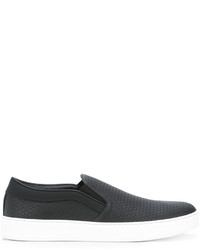 Christian Dior Dior Homme Embossed Slip On Sneakers