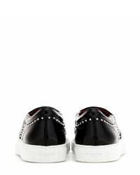 Givenchy Embellished Patent Leather Slip On Sneakers