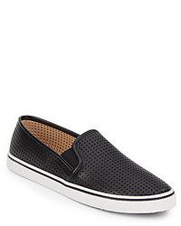 Dolce Vita Gibsin Perforated Faux Leather Slip On Sneakers