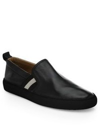 Bally Herald Slip On Leather Sneakers