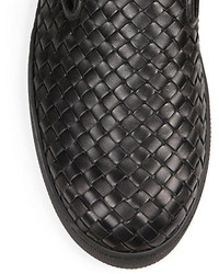 Bottega Veneta Intrecciato Leather Slip On Shoes