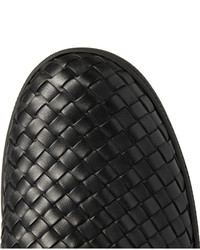 Bottega Veneta Intrecciato Leather Slip On Sneakers