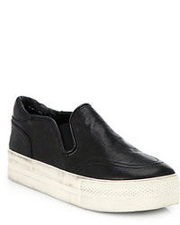 Ash Jungle Leather Slip On Sneakers