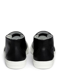 Pierre Hardy Leather Mid Top Skate Slip Ons