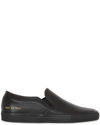 Common Projects Leather Slip On Sneakers