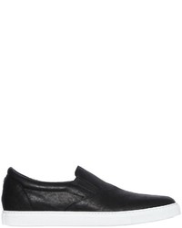 DSQUARED2 Leather Slip On Sneakers