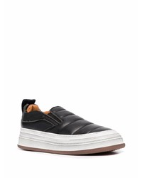 Buttero Panelled Leather Platform Sneakers