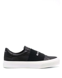 Givenchy Paris Strap Leather Sneakers
