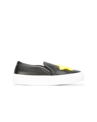 Joshua Sanders Patched Slip On Shoes