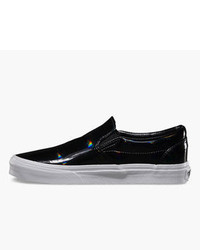 Vans Patent Leather Classic Slip On Shoes