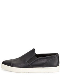 Vince Pyre Leather Sneaker Black