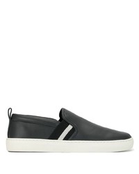 Bally Striped Side Slip On Trainers