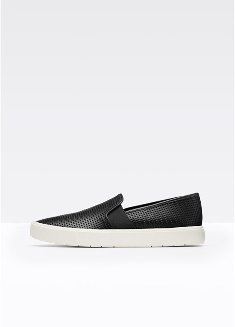 vince perforated leather sneakers