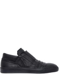 Alexandre Plokhov Wrinkled Leather Slip On Sneakers