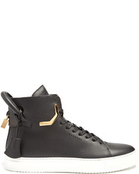 Buscemi 125mm Corner Leather High Top Trainers