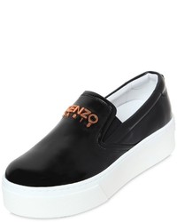 Kenzo 40mm K Py Brushed Faux Leather Sneakers