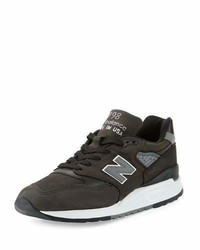 New Balance 998 Made In Usa Leather Sneaker Blackgray