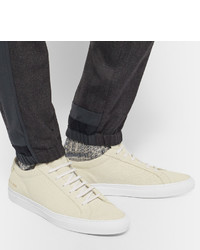 Common Projects Achilles 3d Textured Rubberised Leather Sneakers