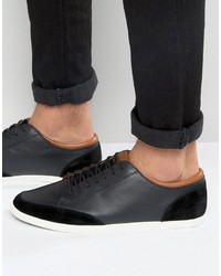 Aldo Somplago Sneakers In Black Leather