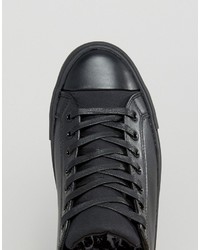 Aldo Amede Sneakers In Black Leather