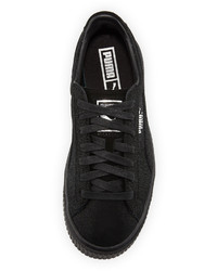 Puma Basket Leather Platform Sneaker