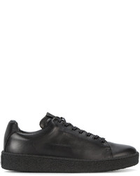 Eytys Black Leather Ace Trainers
