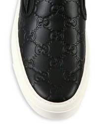 Gucci Board Gg Leather Skate Sneakers