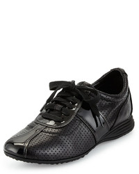 Cole Haan Bria Perforated Leather Sneaker Black
