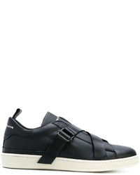 Officine Creative Buckle Strap Sneakers