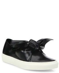 Cédric Charlier Cedric Charlier Leather Bow Skate Sneakers