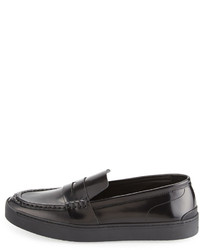 Rag & Bone Colby Leather Loafer Style Sneaker Black