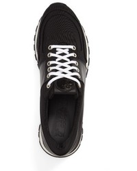 Versace Collection Lace Up Sneaker With Medallion