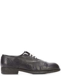 Guidi Contrast Lace Up Derby Shoes
