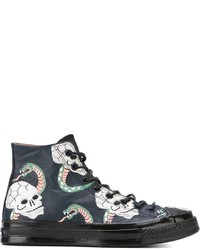 Converse Snake Print Hi Top Sneakers
