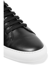 Common Projects Court Leather Sneakers Black