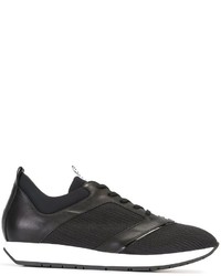 Dirk Bikkembergs Textured Panel Sneakers