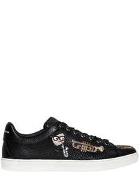 Dolce & Gabbana Musical Designers Leather Sneakers