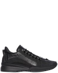 DSQUARED2 Textured Leather Sneakers