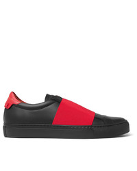 Givenchy Elasticated Strap Leather Sneakers
