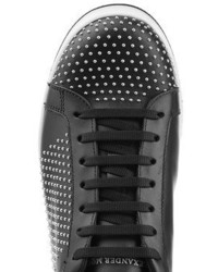 Alexander McQueen Embellished Leather Sneakers