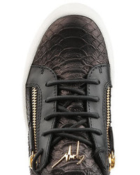 Giuseppe Zanotti Embossed Leather Platform Sneakers