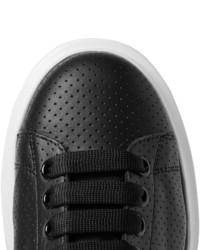 Alexander McQueen Exaggerated Sole Perforated Leather Sneakers